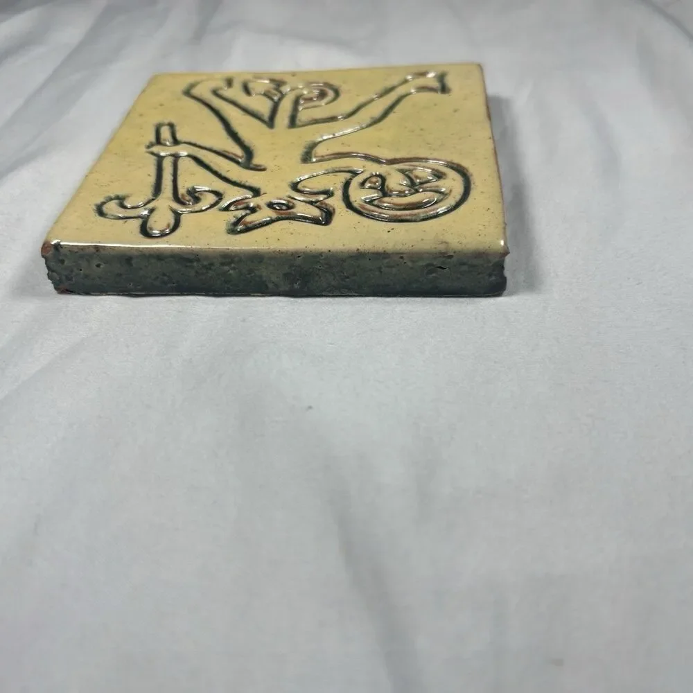 Bucks County 5x5 Ram Demon Ceramic Tile Plaque